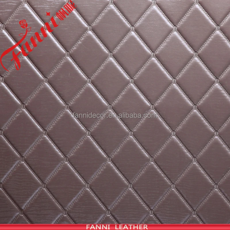 
Wholesale Embroidery Pattern Sofa PVC Synthetic Leather Roll Stock Lot For Car Seat 