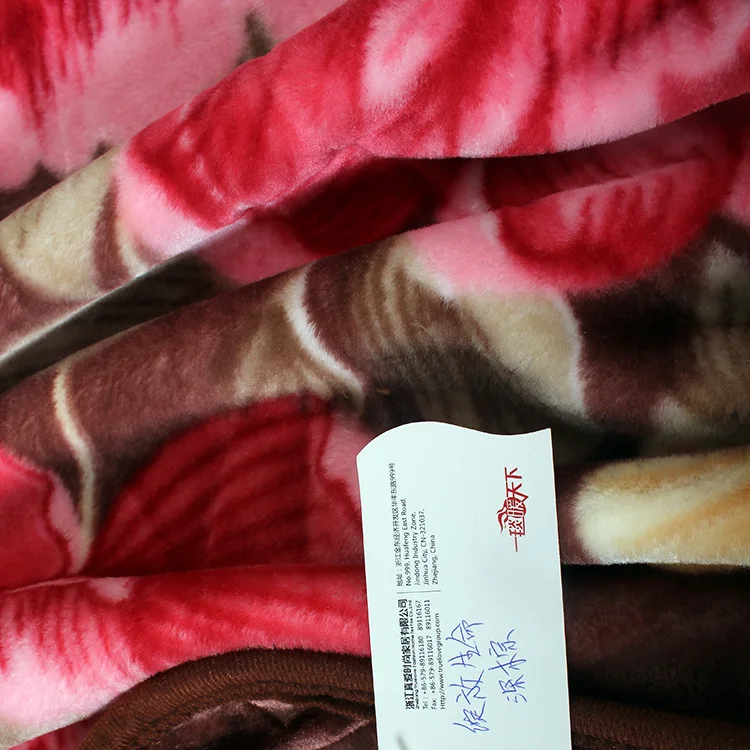 Wholesale Original Solaron Korean Blanket Thick Mink Plush queen size Rose Licensed new