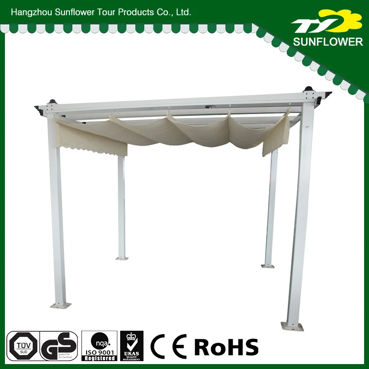 
Роскошная металлическая белая алюминиевая рамка японская беседка 