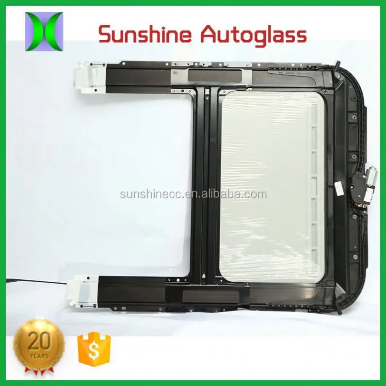
High and top quality designs car roof glass 