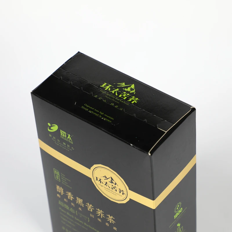 
126g Free Sample Sichuan huantai super-mirco Pure Black Tartary Buckwheat Tea diabetic food 