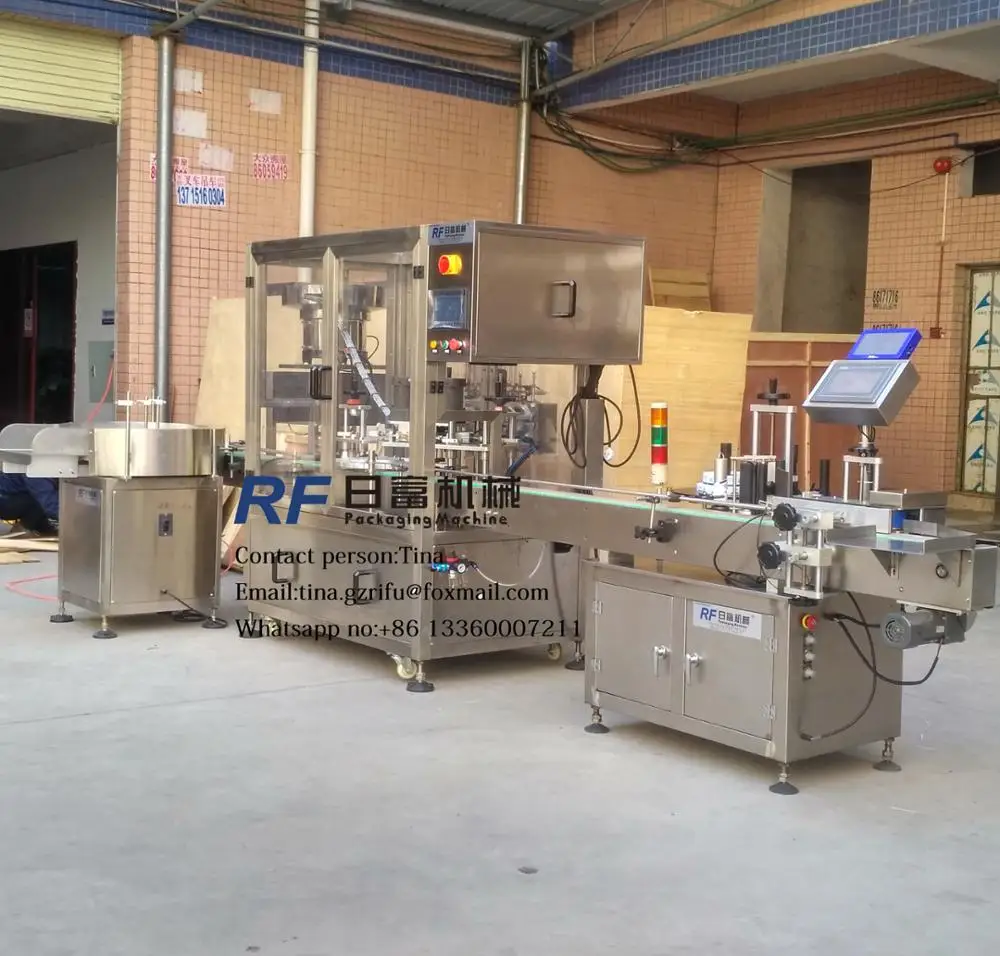 Bottle Line Pharmaceutical IV Solution Filling Production Line