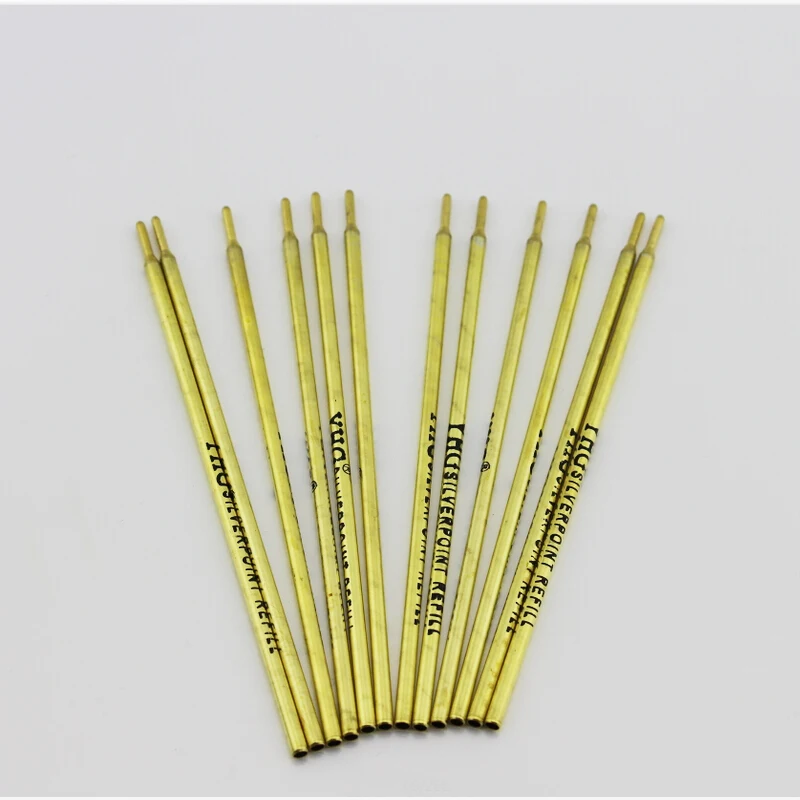 The Holsten Germany 1.2mm silver refill pen for leather