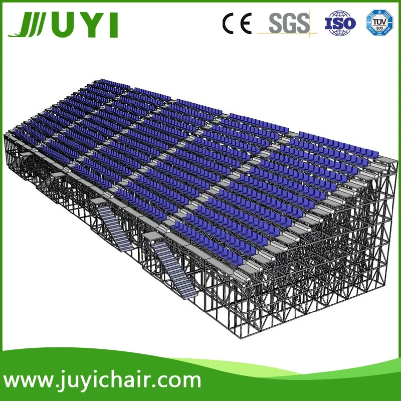 Outdoor Bleacher grandstand tribune seating system for gyms stadiums school sports