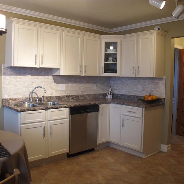 
Alibaba China Small Modern White Kitchen Cabinets Apartment Use 