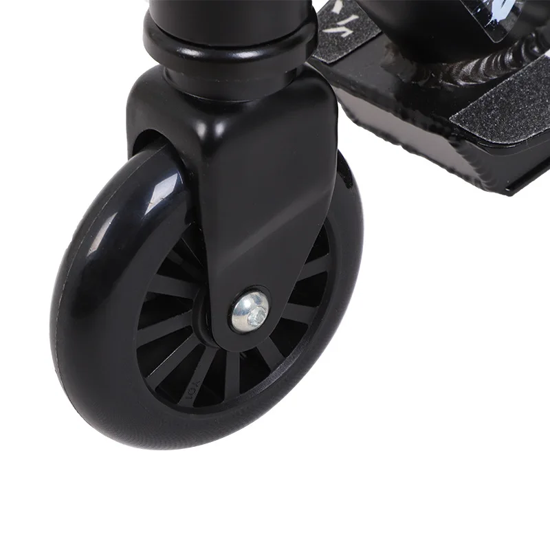 Wholesale cheap 2 wheels 100mm aluminum trick kick scooter pro scooter for kids teenager