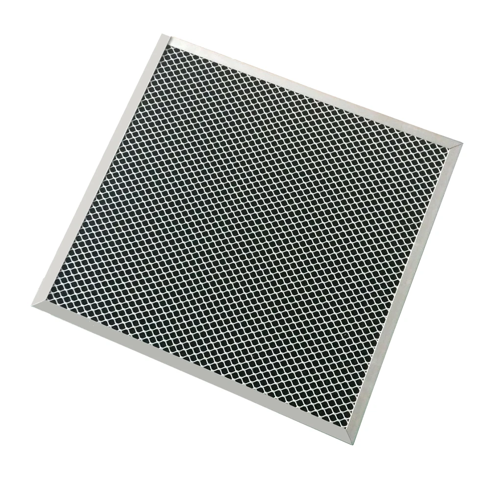 Galvanized frame G1 to G4 plate type activated carbon cotton Prefilter air filter
