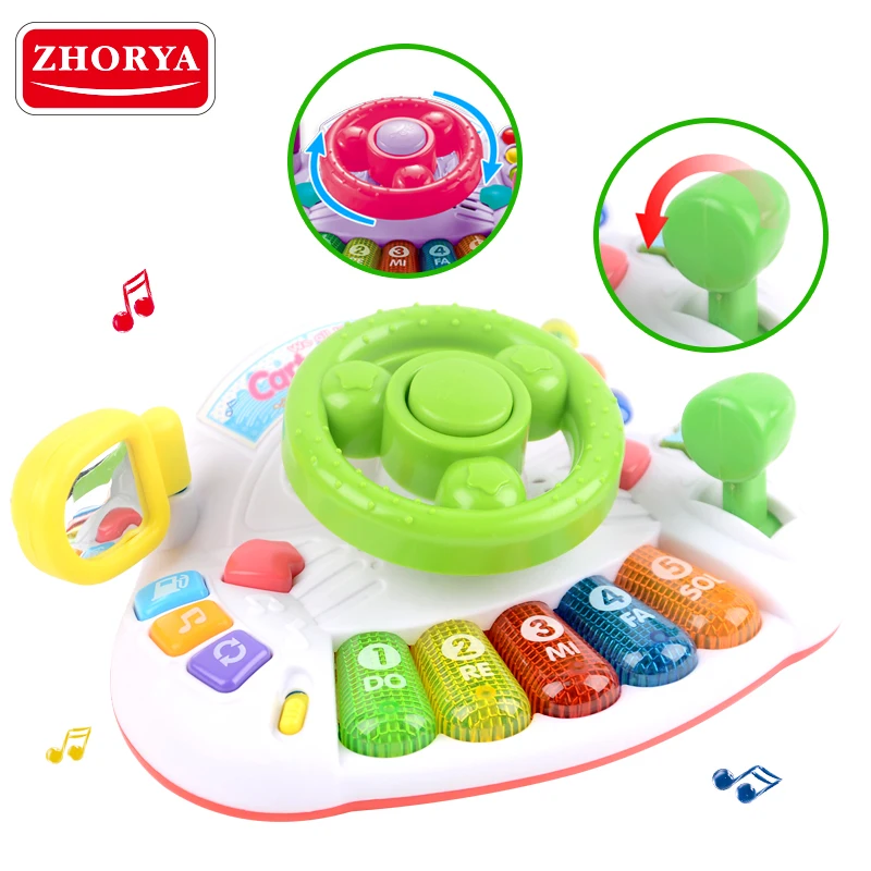 Zhorya entertainment rainbow musical piano keyboard toy for kids