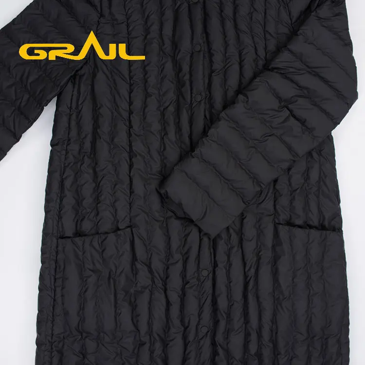 2022 New design winter light customized long duck women down jacket feather coats