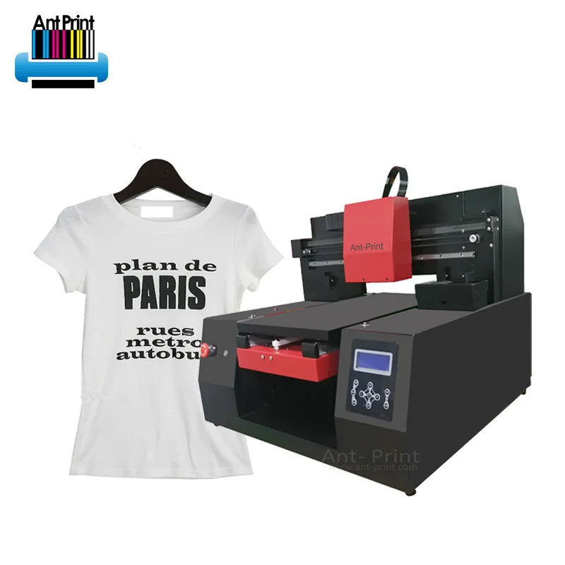 AntPrint digital printer shirts price Servo motor home t shirt printing machine DX5 direct to garment for sale