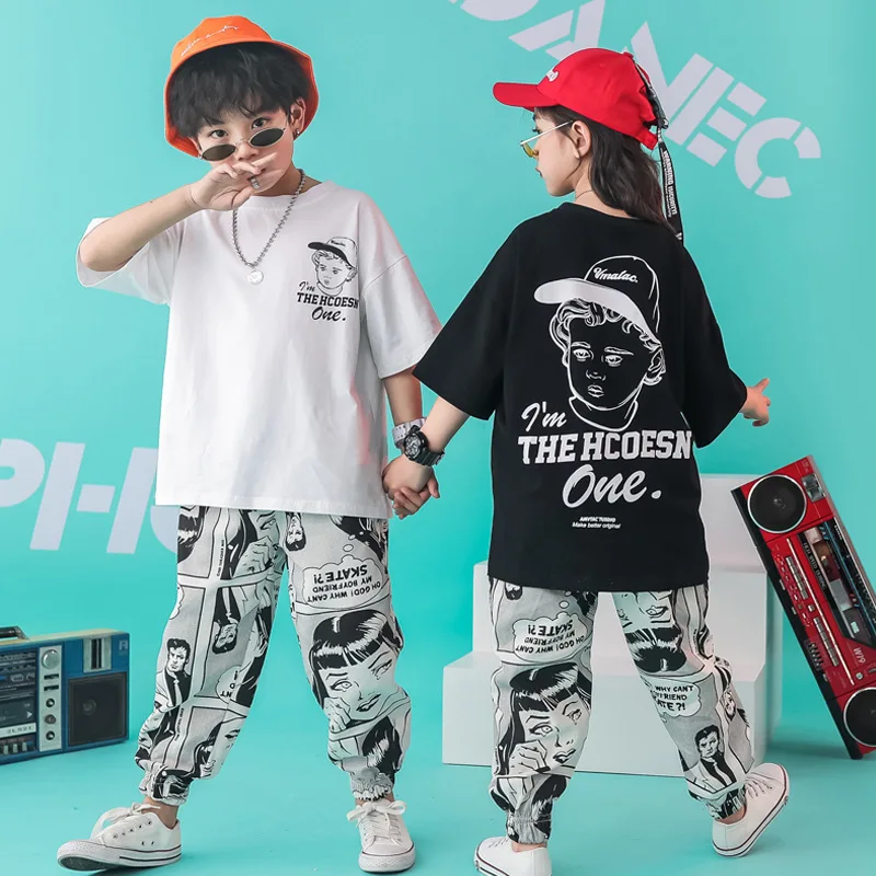 
Popping sleeve comic kids jazz dance clothes  (62142130386)