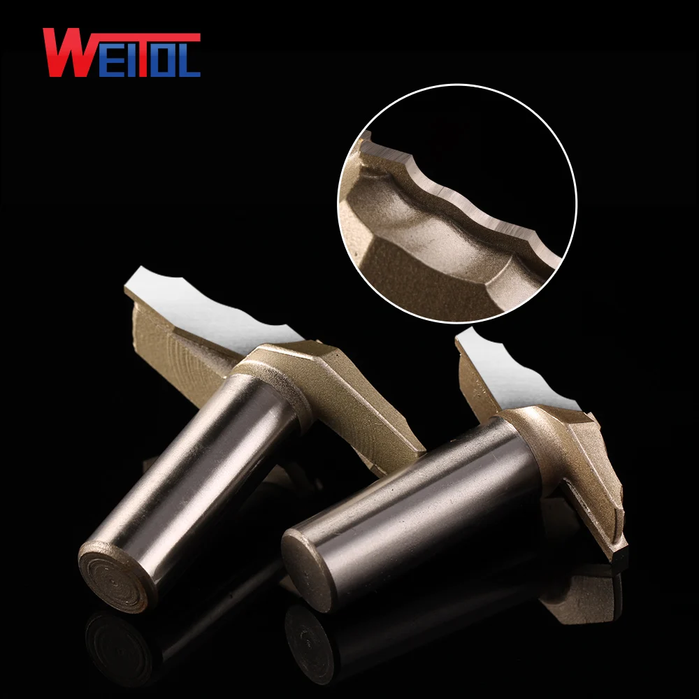 Weitol Type5 classical plunge bit 1/2 inch shank TCT router bit raised panel router bit for wood
