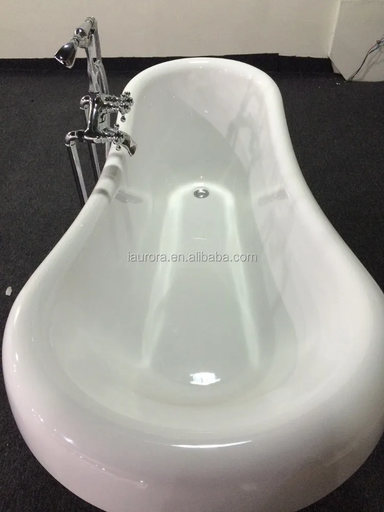 wholesale hot tubs antique tin Claw foot bathtubs with pink color