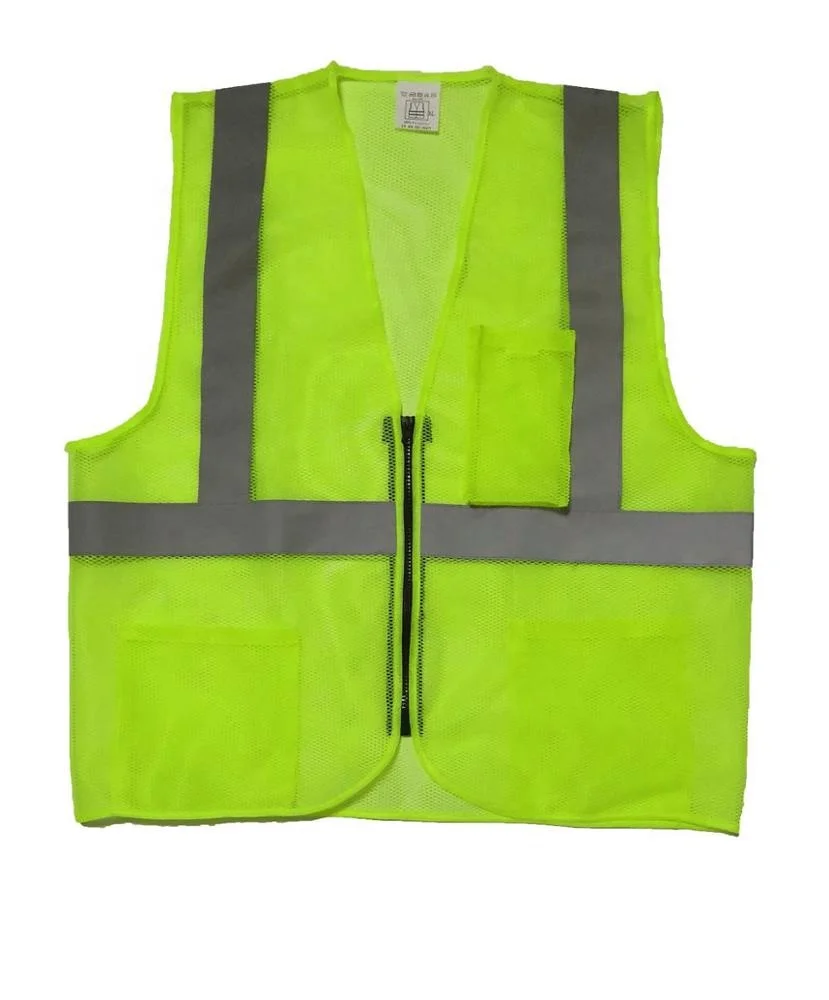 
China Manufacture Wholesale OEM Safety Vest Reflective Strips Reflective Vest 