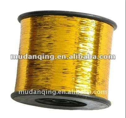 Pure Gold M metallic yarn(lurex), metalic yarn st(ms)/mh/mx knitting yarn 12mic/23mic/25mic