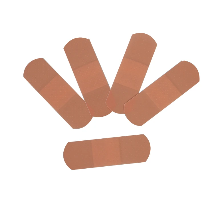 100 Counts Waterproof PE elastic plastic adhesive plaster bandaid handyplast First Aid Adhesive Bandages