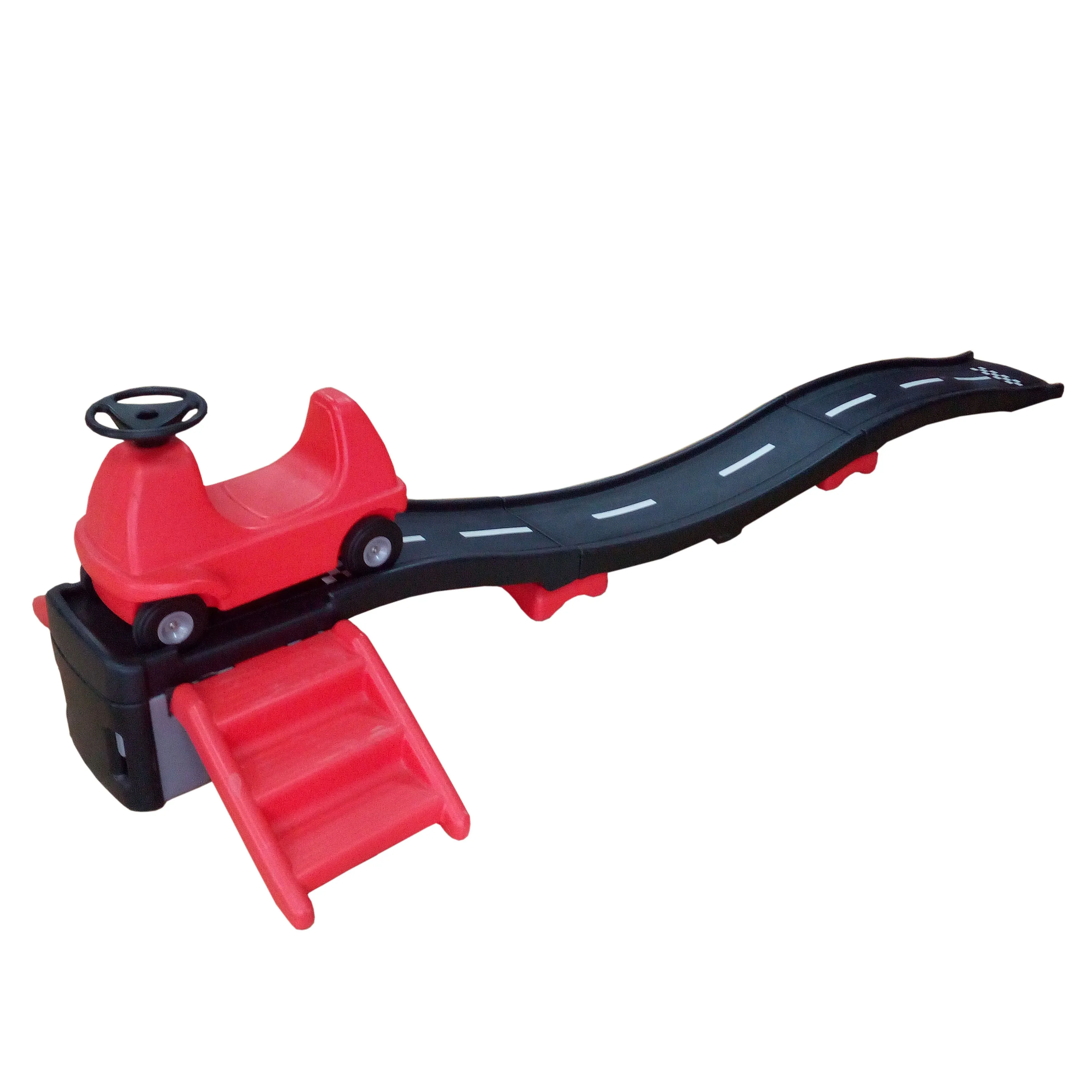 
Kids outdoor up and down roller coaster ride on 