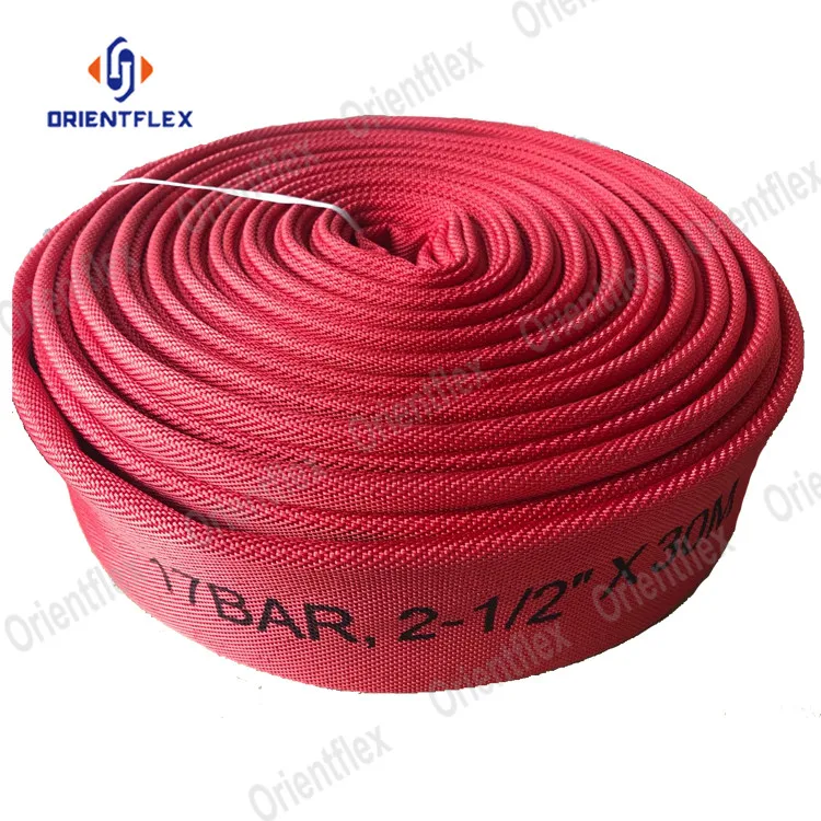 lightweight hydrant hose fabric layflat rubber water fire fighting hose suppliers