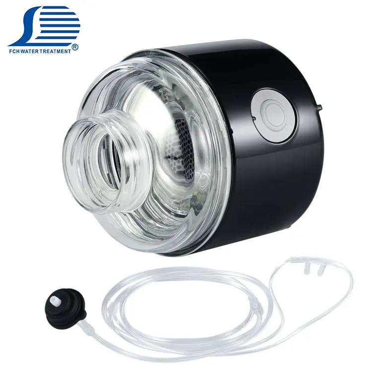 Титана Платиновый электрод 2800ppb водорода стакана воды генератор портативный богатые стекло водорода бутылка для воды