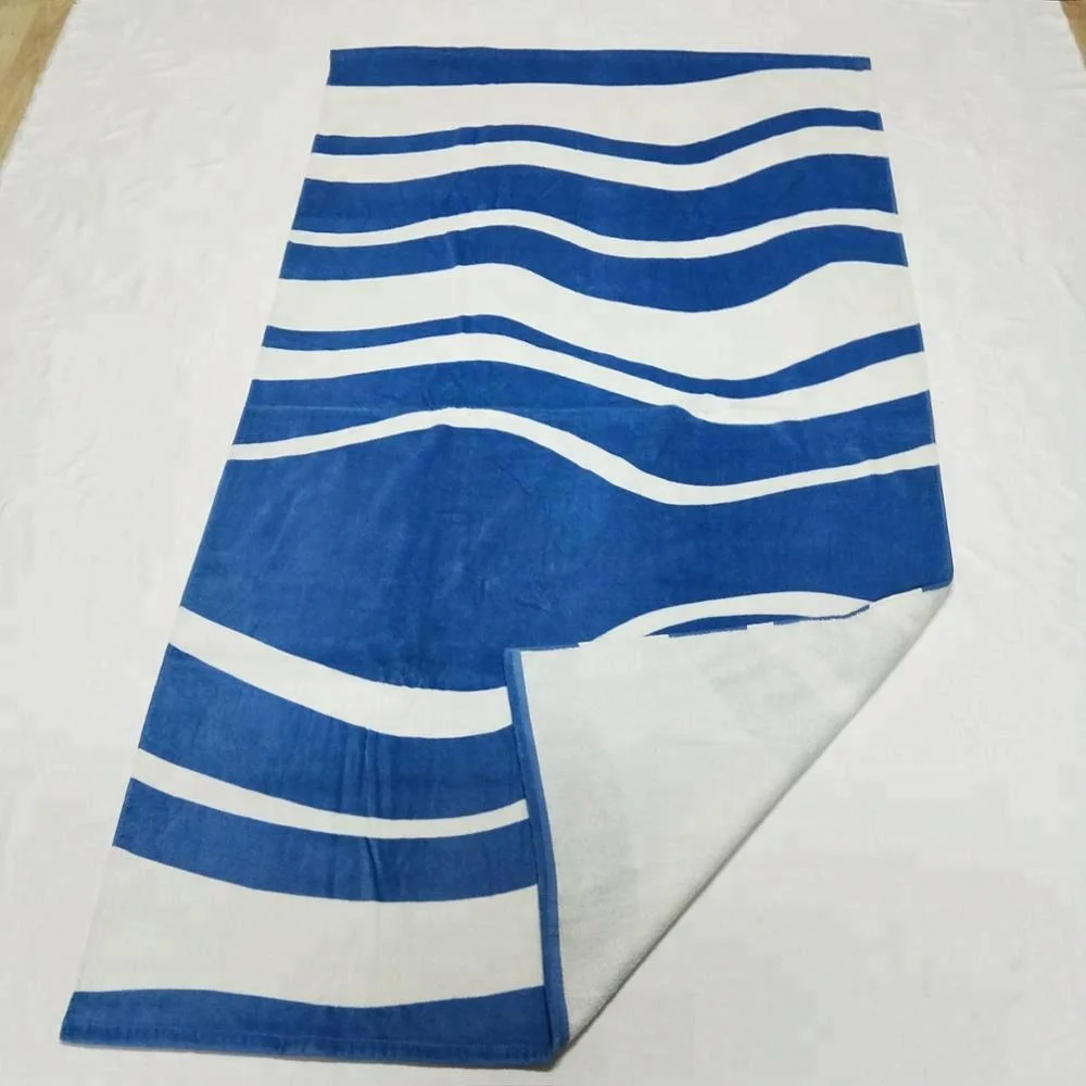 
100% Cotton Terry Cut Velour Beach Changing Towel Price Kg 