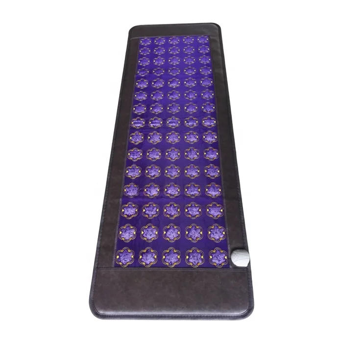 Magnetic therapy far infrared bio  crystal amethyst mat