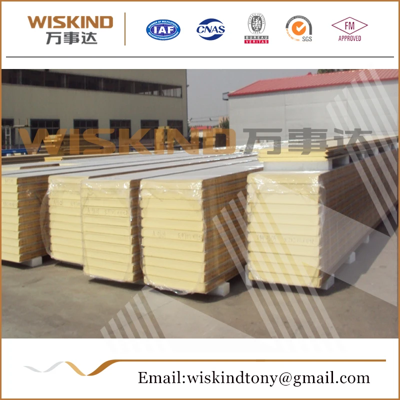 
High quality eps cement sandwich wall panel/polyurethane sandwich panel 