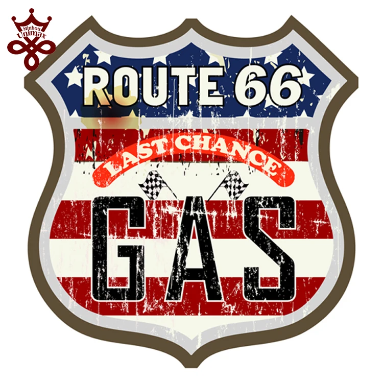 Vintage Home Decor Gas Tin Sign Wall Art