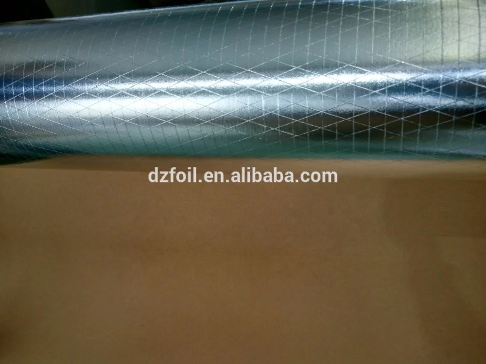 Aluminum Foil FSK Facing with fiberglass scrim kraft paper sarking barrier  radiant barrier