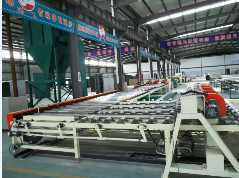 
Gypsum ceiling tile making boarder machine 