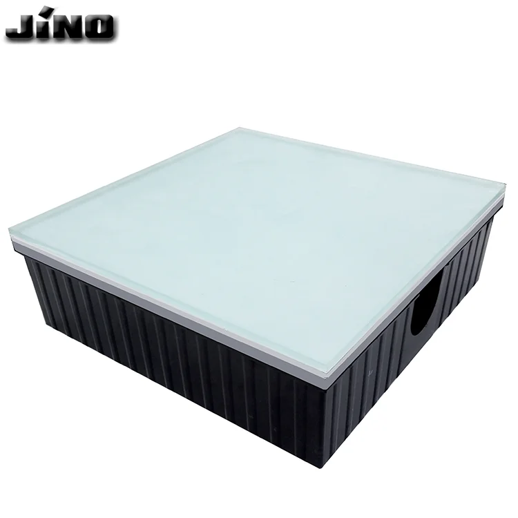 Low voltage color changing buildings square IP67 12W led RGB Paver light Landscape Lamps outdoor led brick