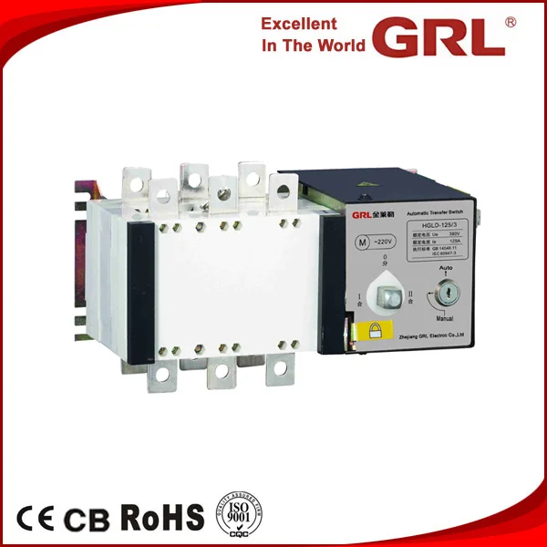 От 63A к 1600A автоматический электрический генератор выключатель переключения