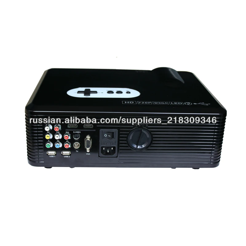 new sales video game projector built into TV speakers with multimedia interfaces LED lamp - for 50,000 hours