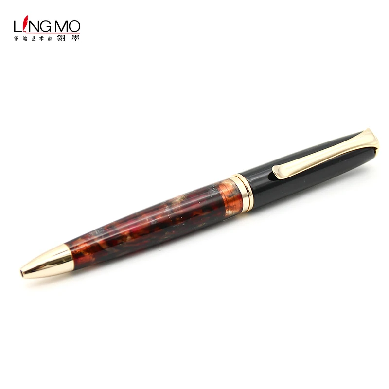 Lingmo Personalized High Quality Luxury Resin Gift Ball Pen/Ballpoint With Logo