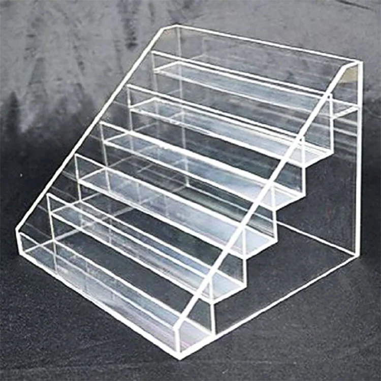 Красивая прозрачная акриловая демонстрационная стойка для продукта, демонстрационная стойка для лака для ногтей