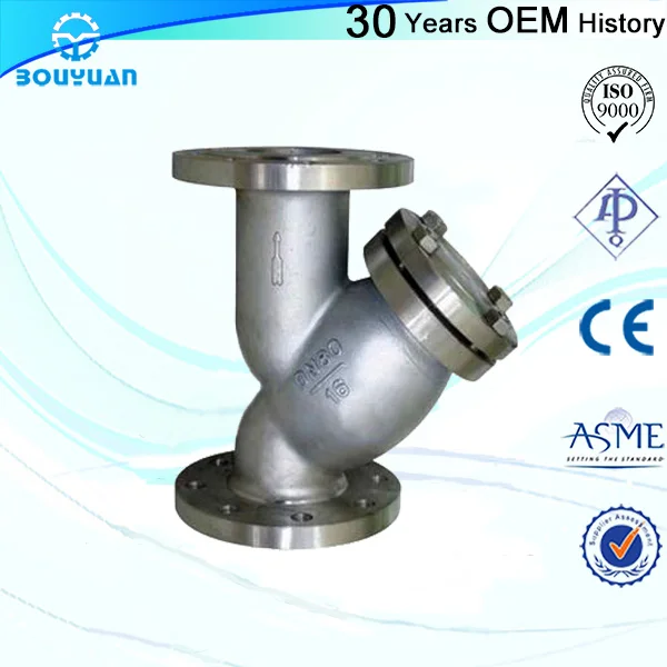 
ANSI Standard 150LB 300LB Flanged Y Type Strainers / strainer filter 