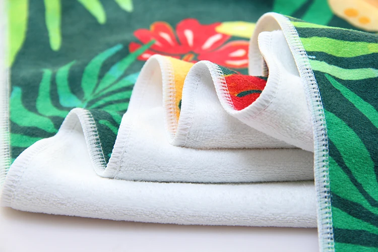 Factory Wholesale Microfiber Custom Sublimation Printed Beach Towels Printing