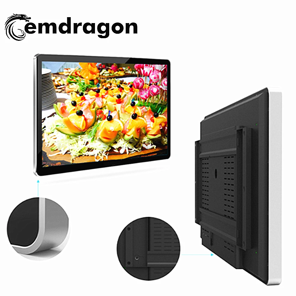4K Android Wall Mount lcd Touch ad Screens indoor 15.6 inch digitalsignage walldigitalsignage digitaladvertising