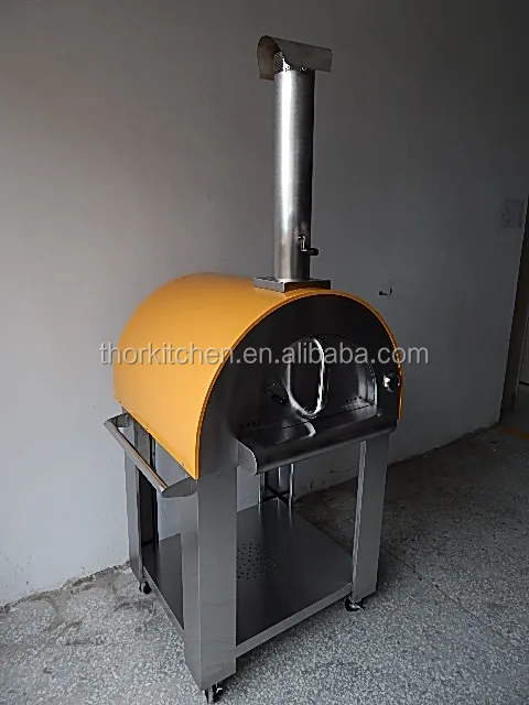 Full stainless steel outdoor OEM wood oven pizza
