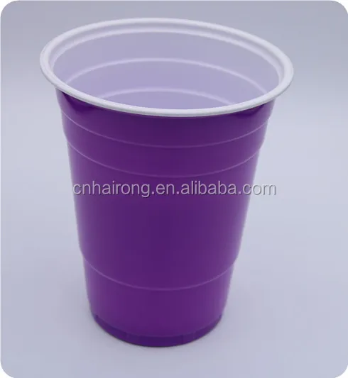 
16oz Disposable Plastic Purple Cup Party Cup 