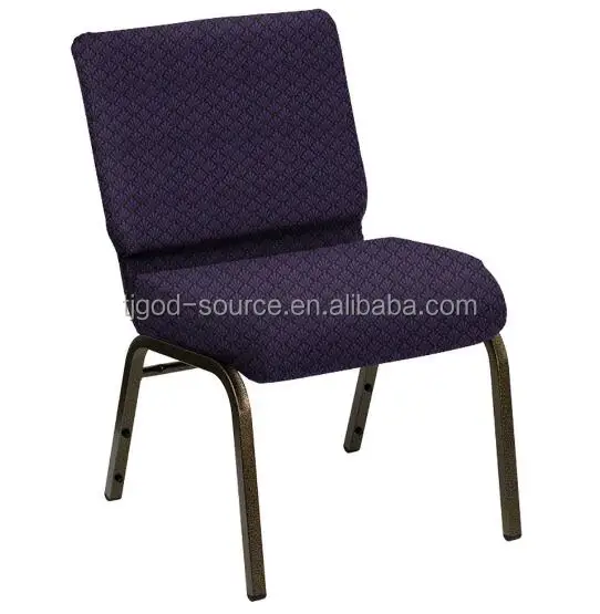 strong used stackable connecting purple pastor church chairs price