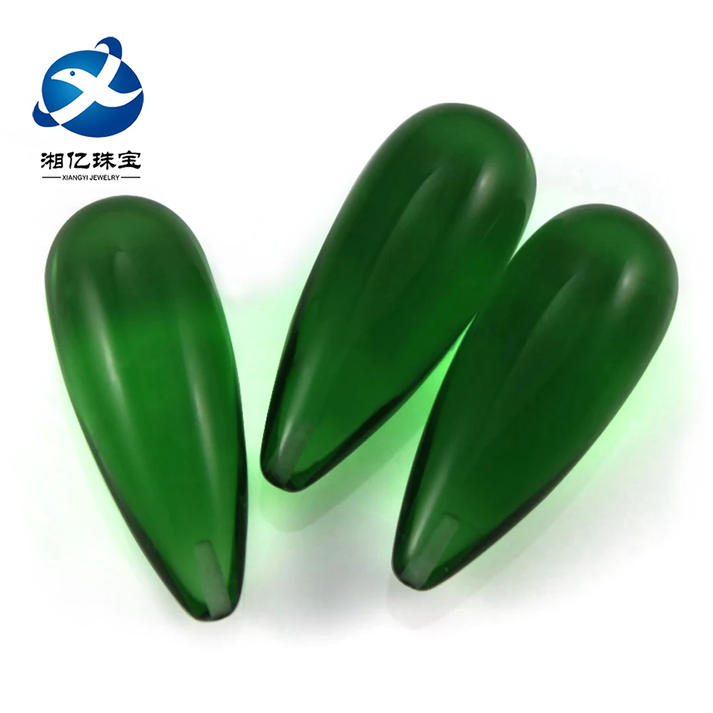Fancy 13x33mm Teardrop Loose Glass Gems for Chandelier Decoration