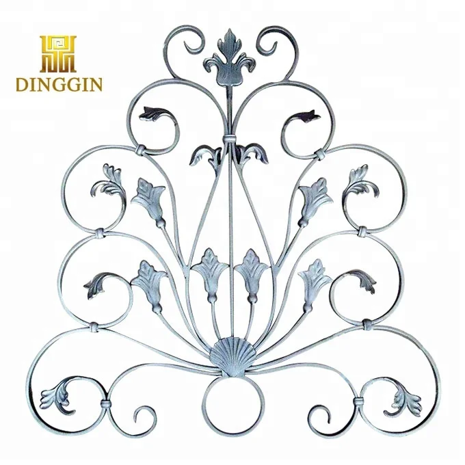 Decorative Wrought Iron Window Grill Design