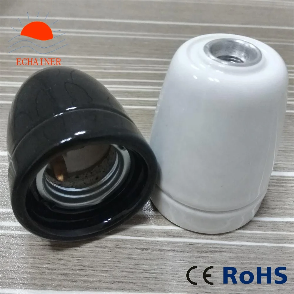 hot sale standard e27 ceramic lamp holder socket adapter