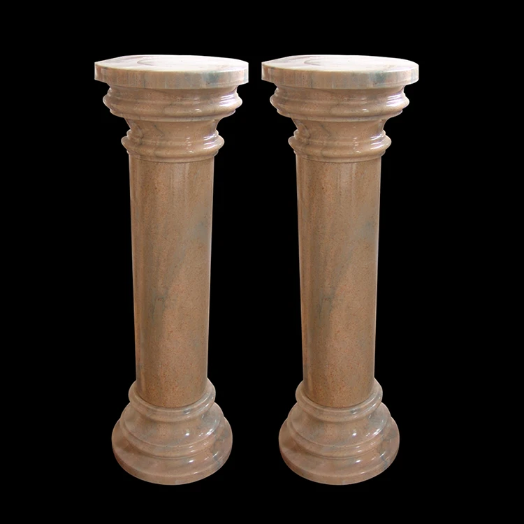 Резная вручную декоративная стена твердый натуральный камень Римский столб чехол