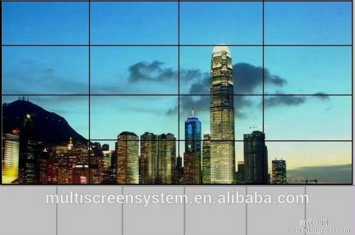 EKAA 55 inch x6 video display wall mount lcd display screen indoor digital advertising screens for sale plasma video wall