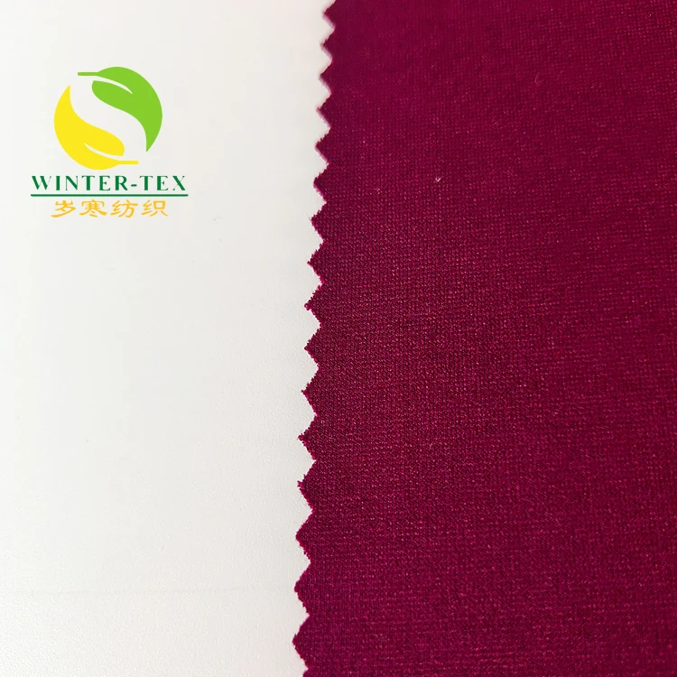 
good quality high yarn count 80s nylon rayon spandex elastic ponte roma fabric 