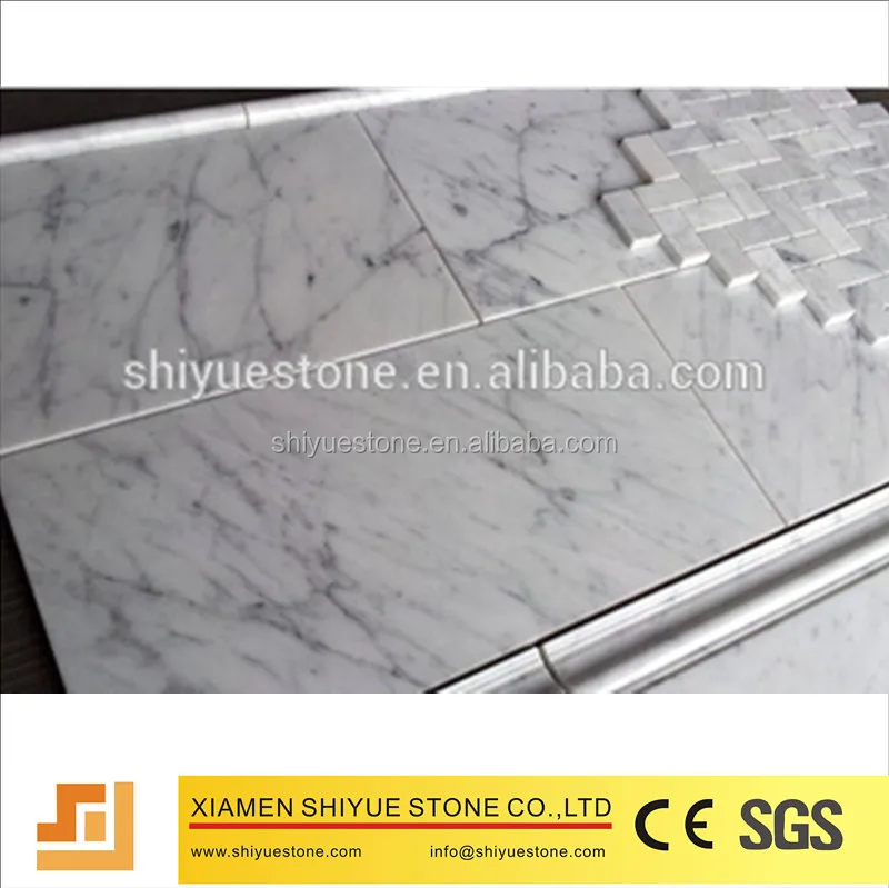 Cheapest China white carrara marble tile pavers prices