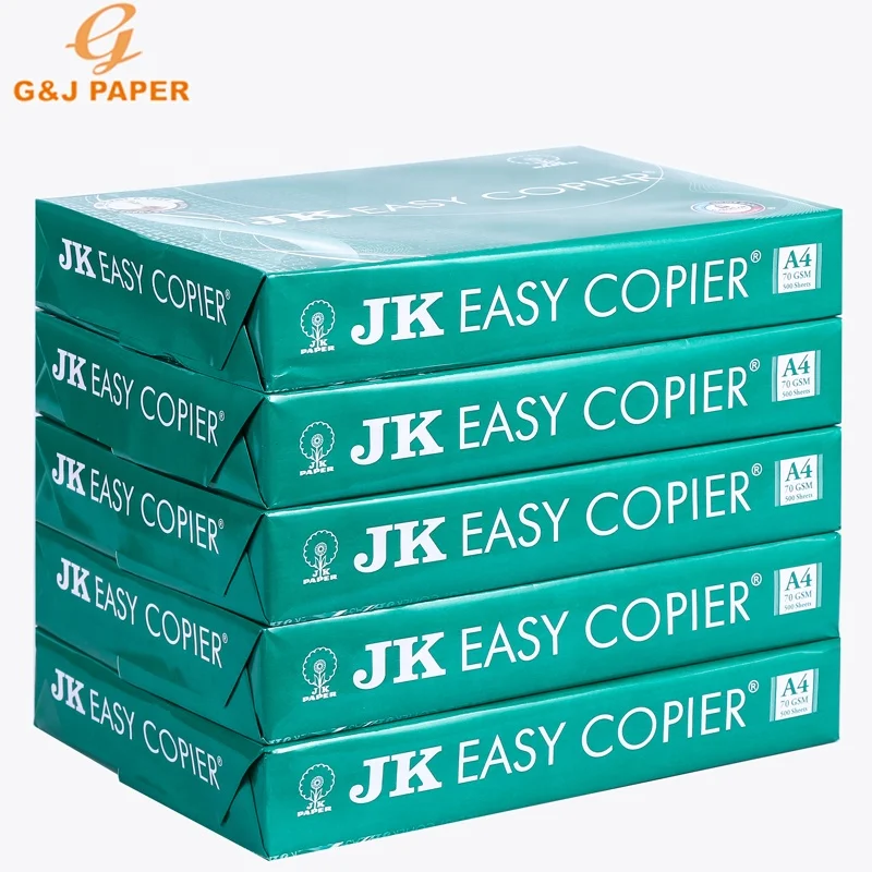 Натуральная белая офисная копировальная бумага JK A4 70 gsm