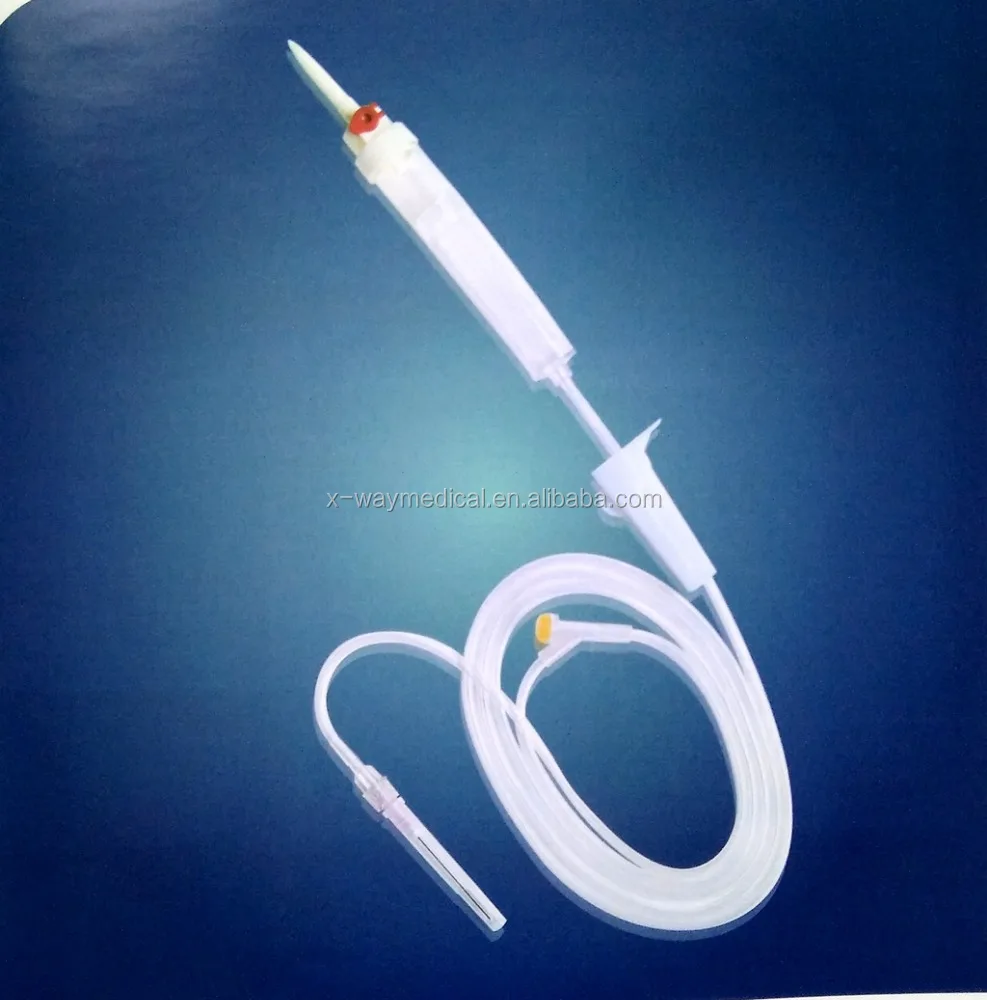 Медицинский тяжести стерильные скольжения и Луер замыкание комплекты для переливания крови с входным воздухов