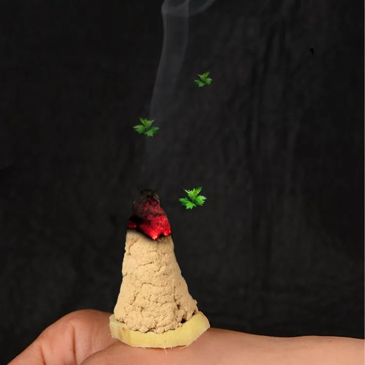 
High Quality Traditional Chinese Herb Wormwood Pure Golden Natural Moxa-Wool Moxibustion Mugwort Moxa Punk 